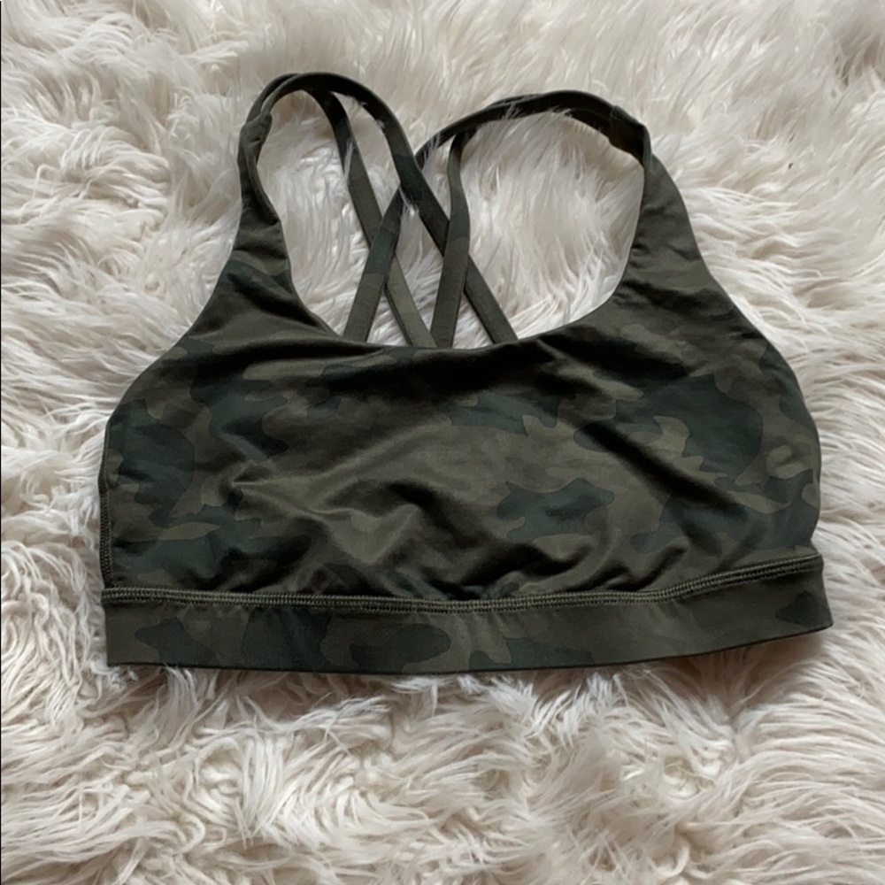Lululemon Camo Sports Bra